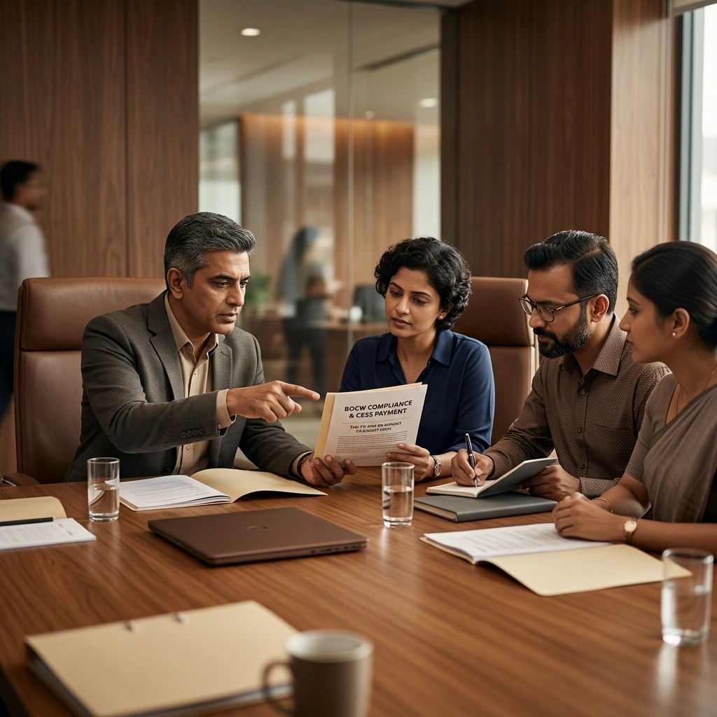 BOCW construction labour compliance services India