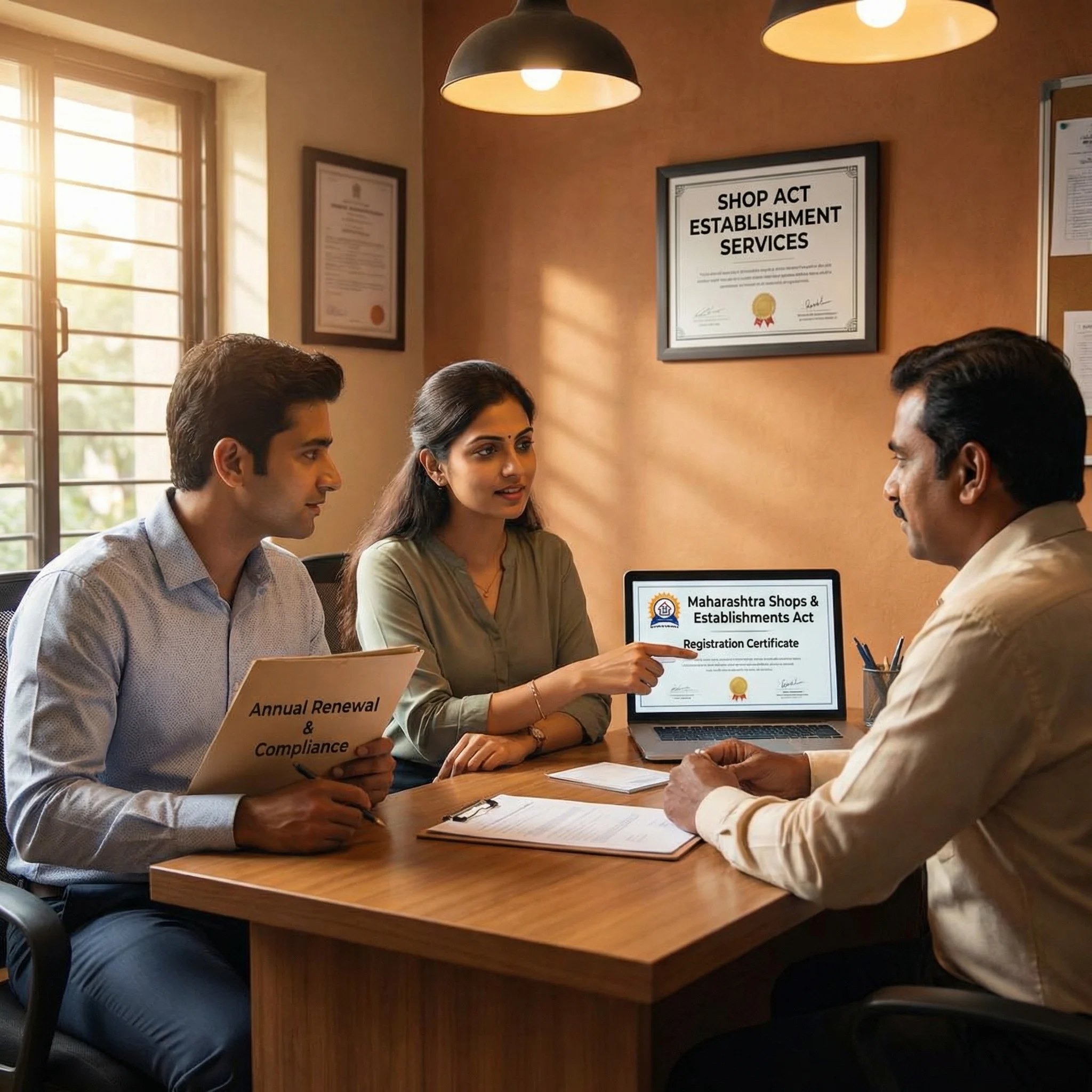 Shop Act Establishment Services